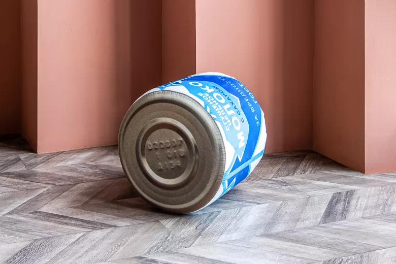 Купить Пуф принт Сгущенка