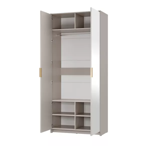 Купить Шкаф 2-х створчатый с зеркалами Пейнт-Б