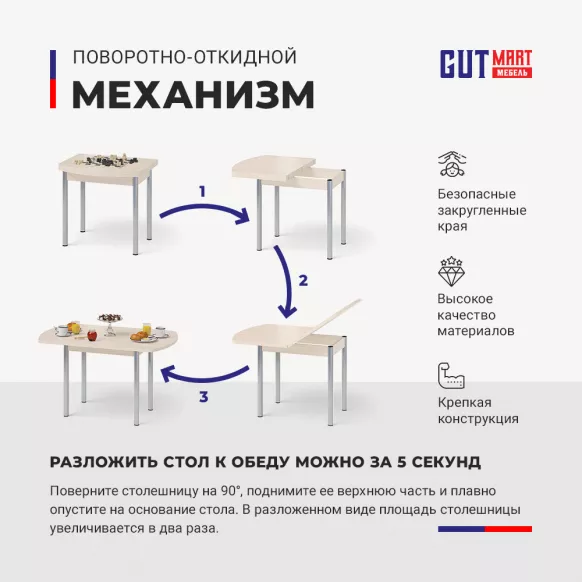 Купить «МИКС NEW» поворотно-откидной Дуб беленый