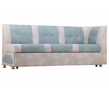 Консул прямой с угловой спинкой Fulton mint / Fulton cream