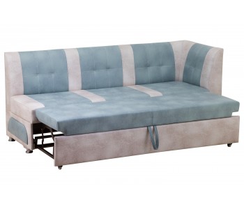 Консул прямой с угловой спинкой Fulton mint / Fulton cream