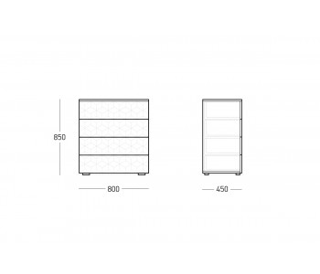 Комод 19 Белый