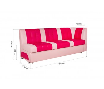 Консул прямой с угловой спинкой LINCOLN-208 / LINCOLN-203