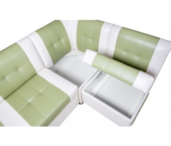 Консул 2 угловой Marvel PISTACHIO / Marvel WHITE