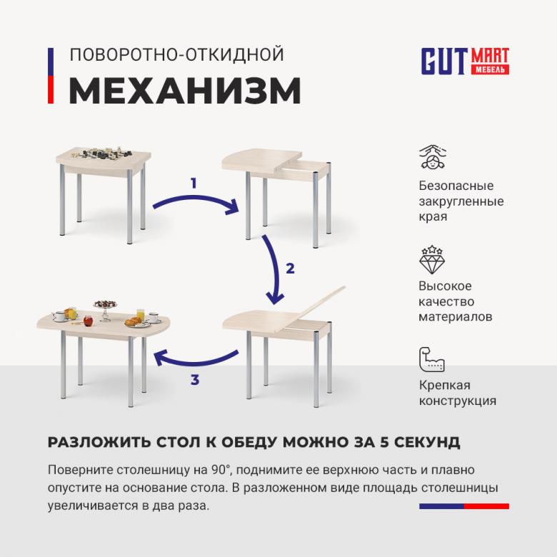 Купить «МИКС NEW» поворотно-откидной Дуб беленый