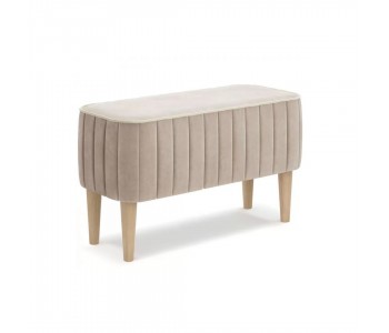 Банкетка Парк Велюр Бежевый