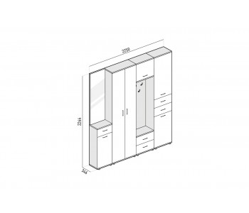 Прихожая Прейс-3