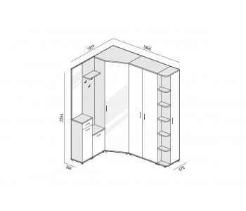 Прихожая Прейс композиция 2