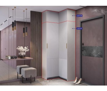 Антресоль угловая Пейнт-Б