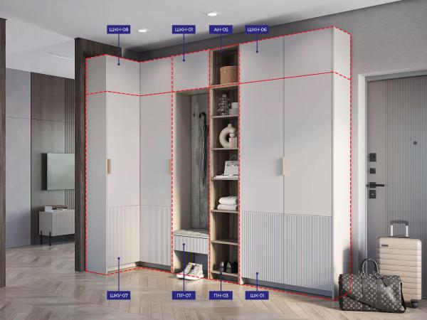Купить Антресоль угловая Пейнт-Б