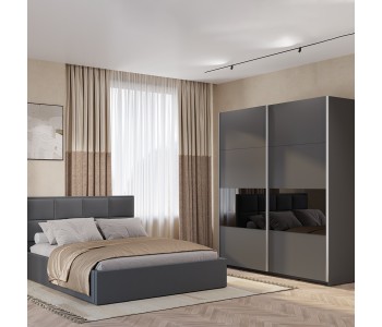 Шкаф-купе Харт-Б Графит