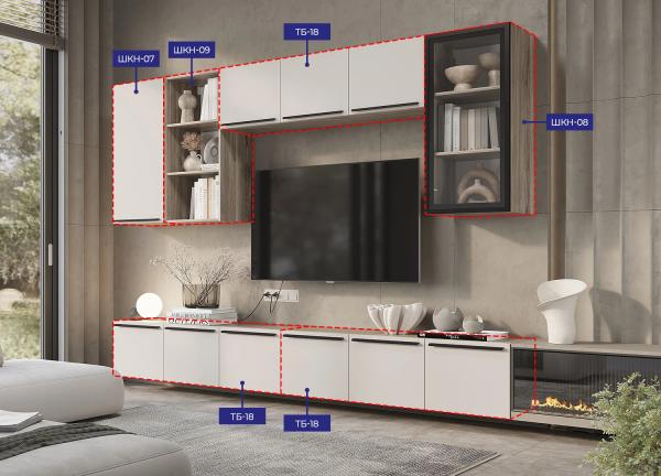 Купить Шкаф навесной Набур-Б открытый