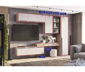 Шкаф навесной Набур-Б закрытый