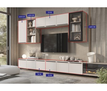 Шкаф навесной Набур-Б закрытый