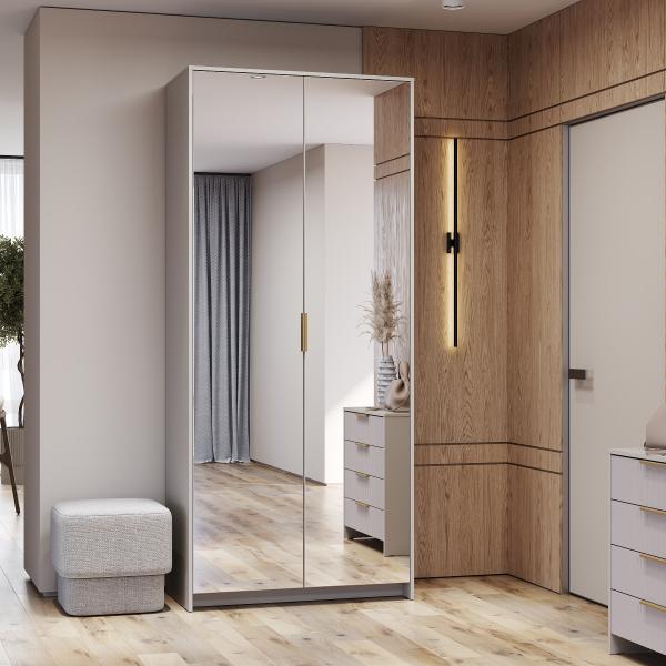 Купить Шкаф 2-х створчатый с зеркалами Пейнт-Б