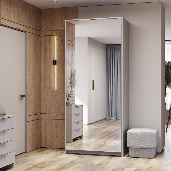 Купить Шкаф 2-х створчатый с зеркалами Пейнт-Б