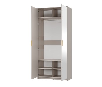 Шкаф 2-х створчатый с зеркалами Пейнт-Б