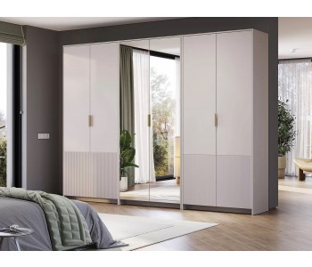 Шкаф 2-х створчатый с зеркалами Пейнт-Б