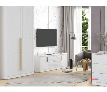 ТВ тумба 1 МДФ фрезеровка 10