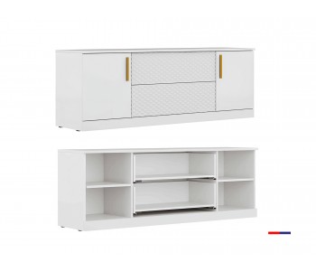 ТВ тумба 1 МДФ фрезеровка 10