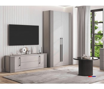 ТВ тумба 1 МДФ фрезеровка 8