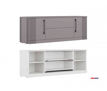 ТВ тумба 1 МДФ фрезеровка 8