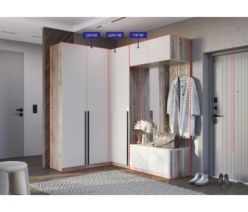 Угловой шкаф НАБУР-Б