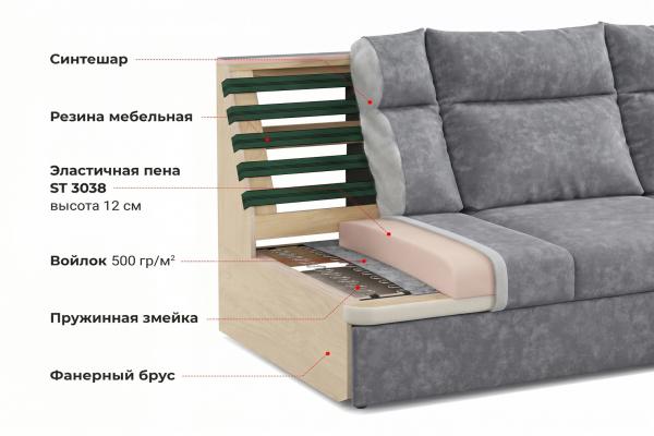 Купить Кельвин 3К+ПК Romance Grey